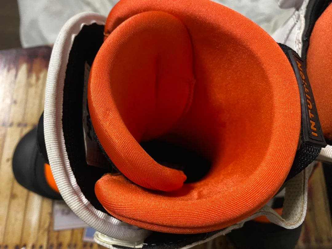 HMK スノーボードブーツ オレンジ/ホワイト　スノーモービル