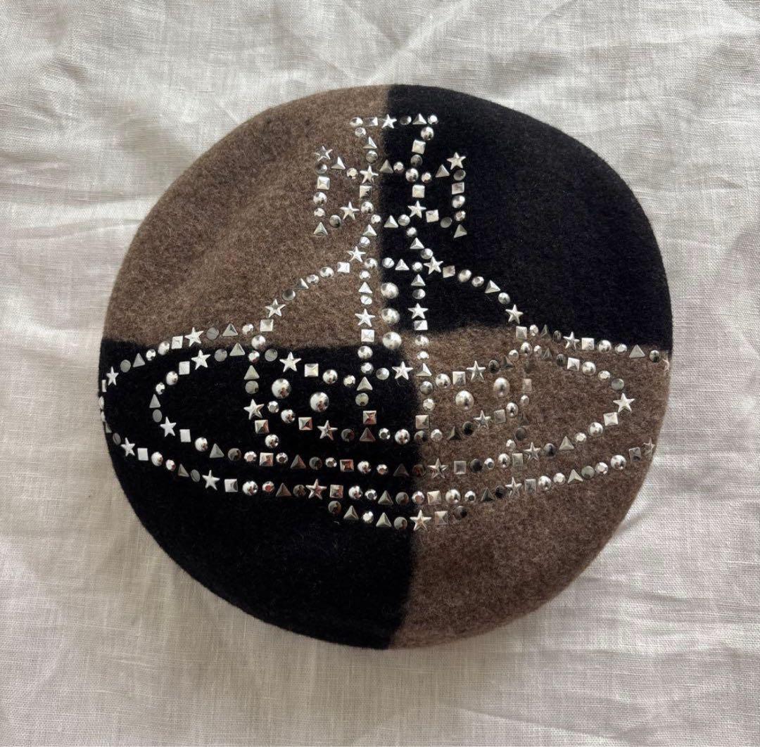 Vivienne Westwood スタッズ付きベレー帽