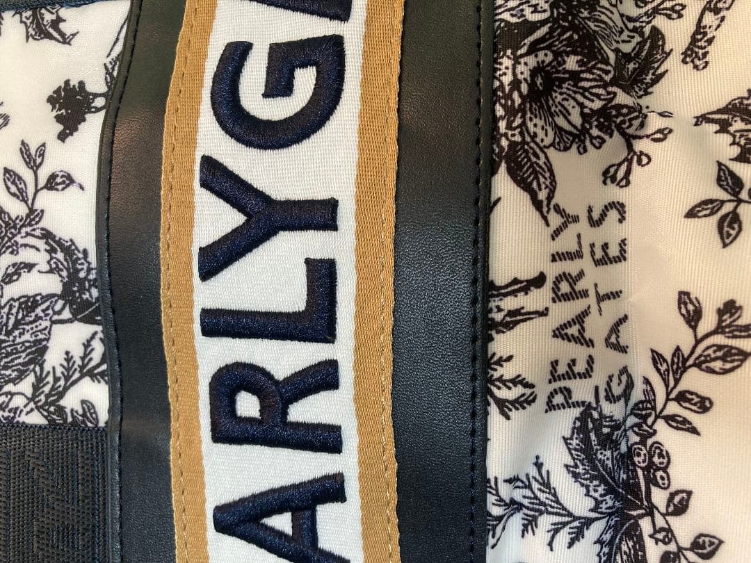 PEARLY GATES 花柄ゴルフバッグ ゴルフ収納バッグ ゴルフ小物バッグ