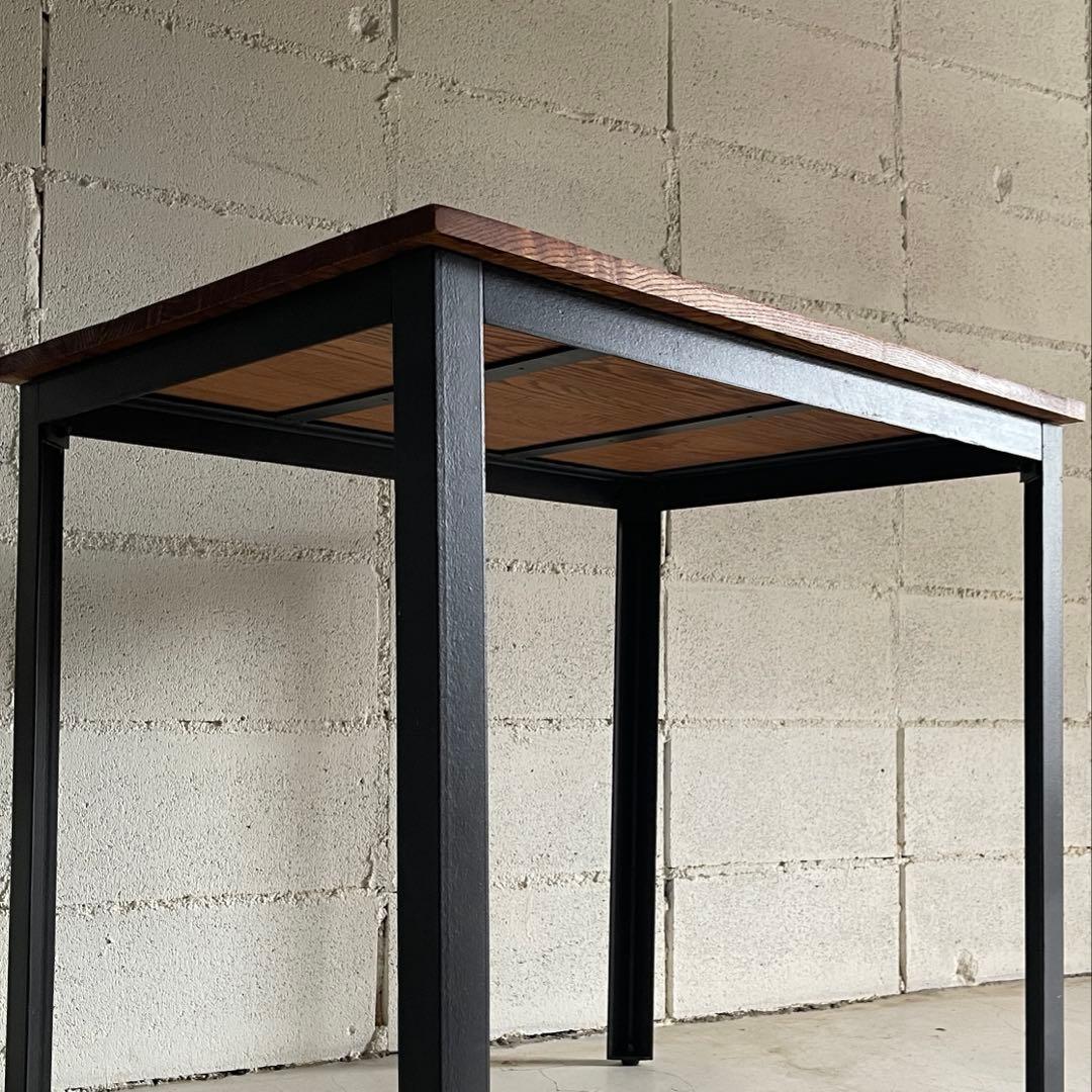 depeche アデペシュ　サイドテーブル　デスク　オーク無垢材　アイアン脚