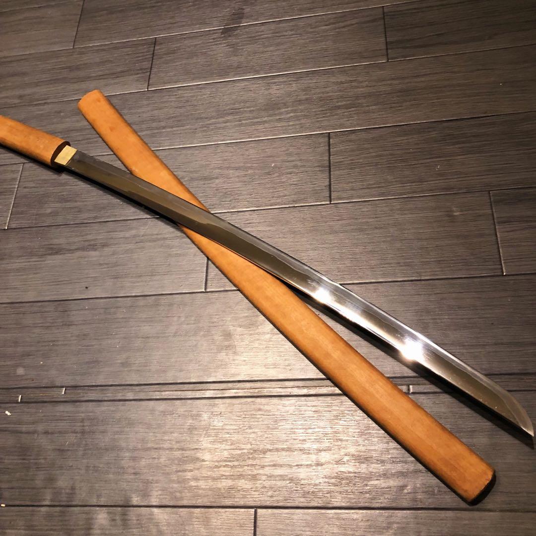 高級模造刀 高級居合刀 白鞘 合金製 長脇差 太刀 段平