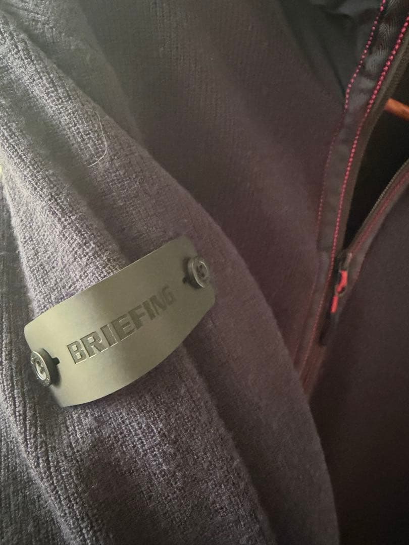 BRIEFING ブリーフィング裏地付きあったか ニットブルゾン