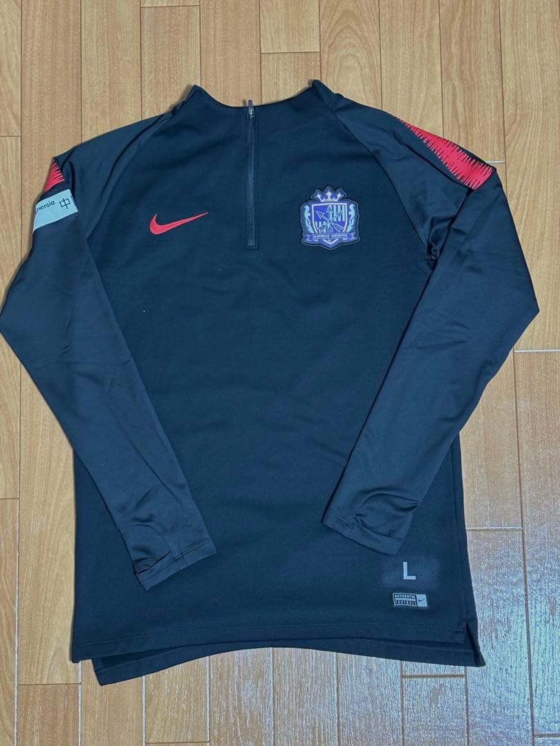 サンフレッチェ広島 支給品 ハーフジップジャージ L 支給品