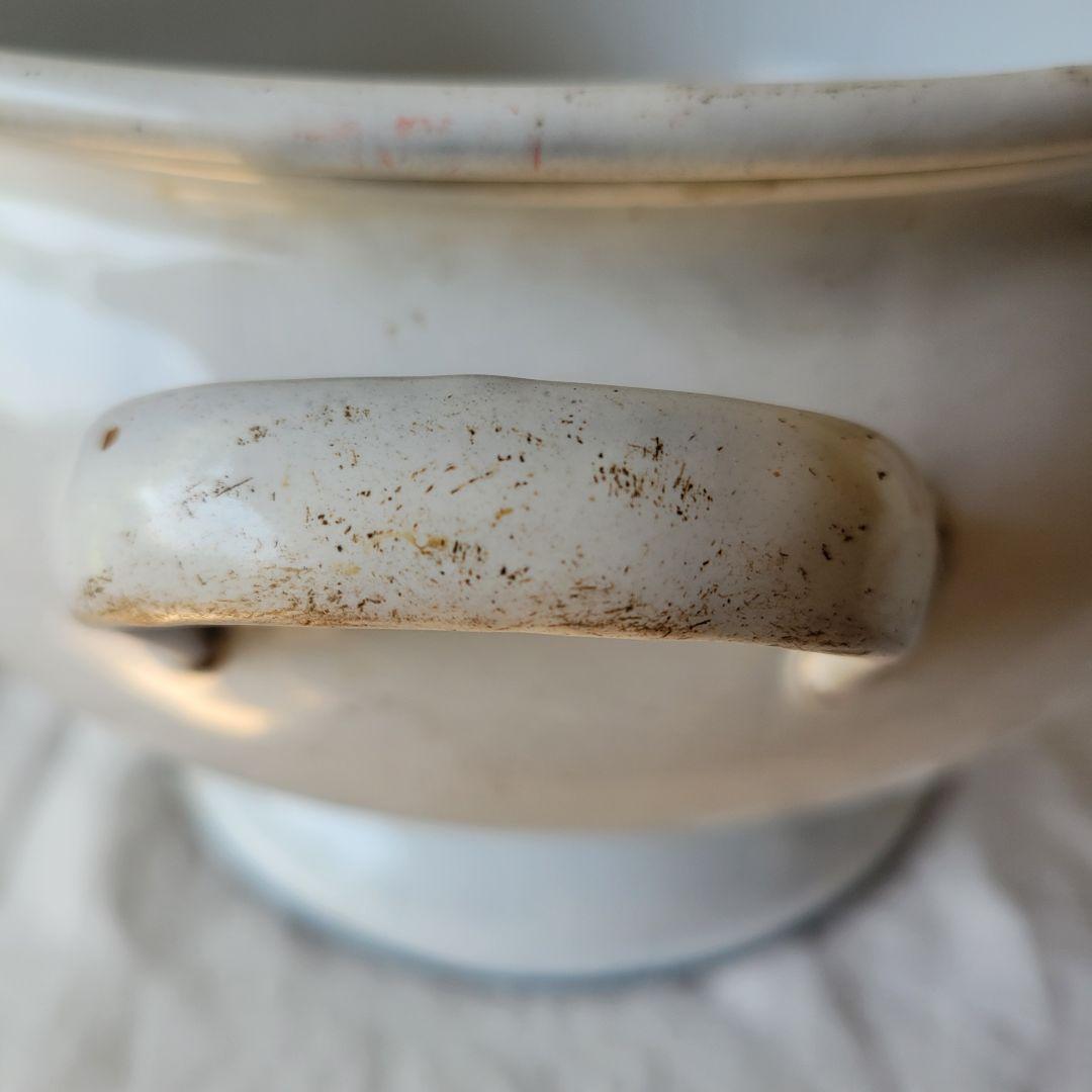 アンティーク　スーピエール　ホーロー