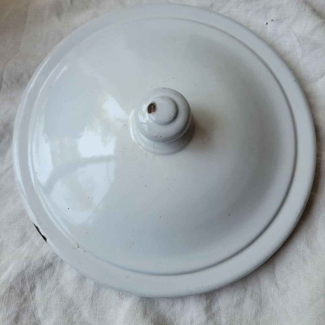 アンティーク　スーピエール　ホーロー