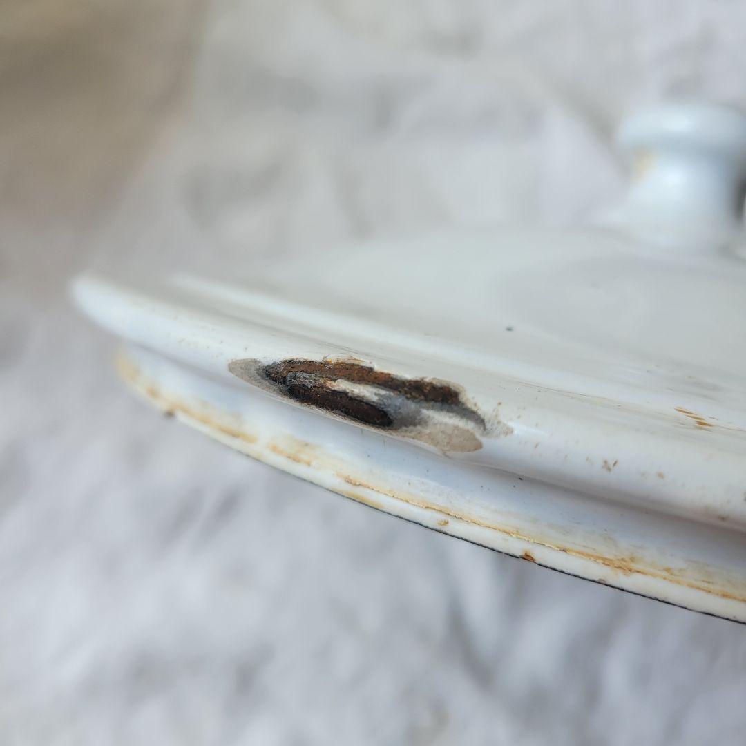 アンティーク　スーピエール　ホーロー