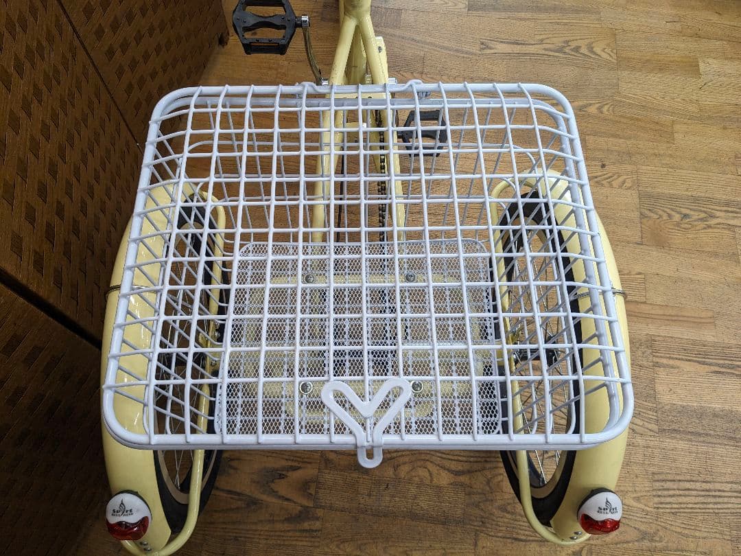 U005 三輪自転車 20インチ イエロー - メルカリ