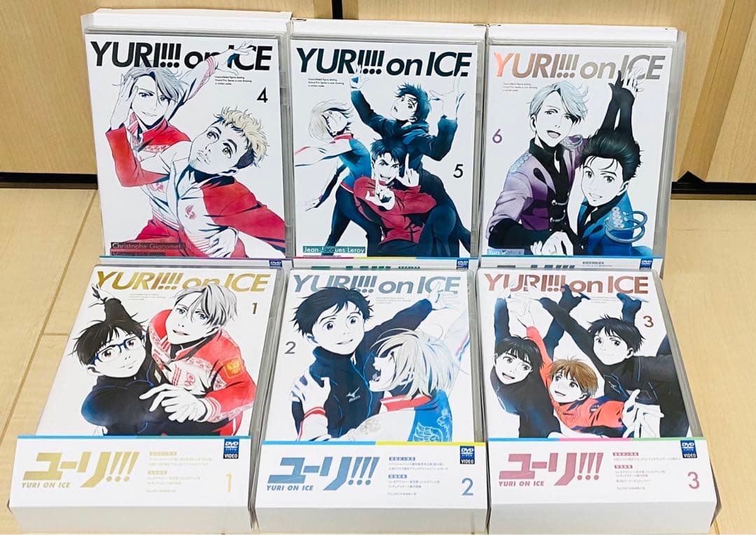 《初回特典付≫ ユーリ!!! on ICE 全6巻 DVD セット