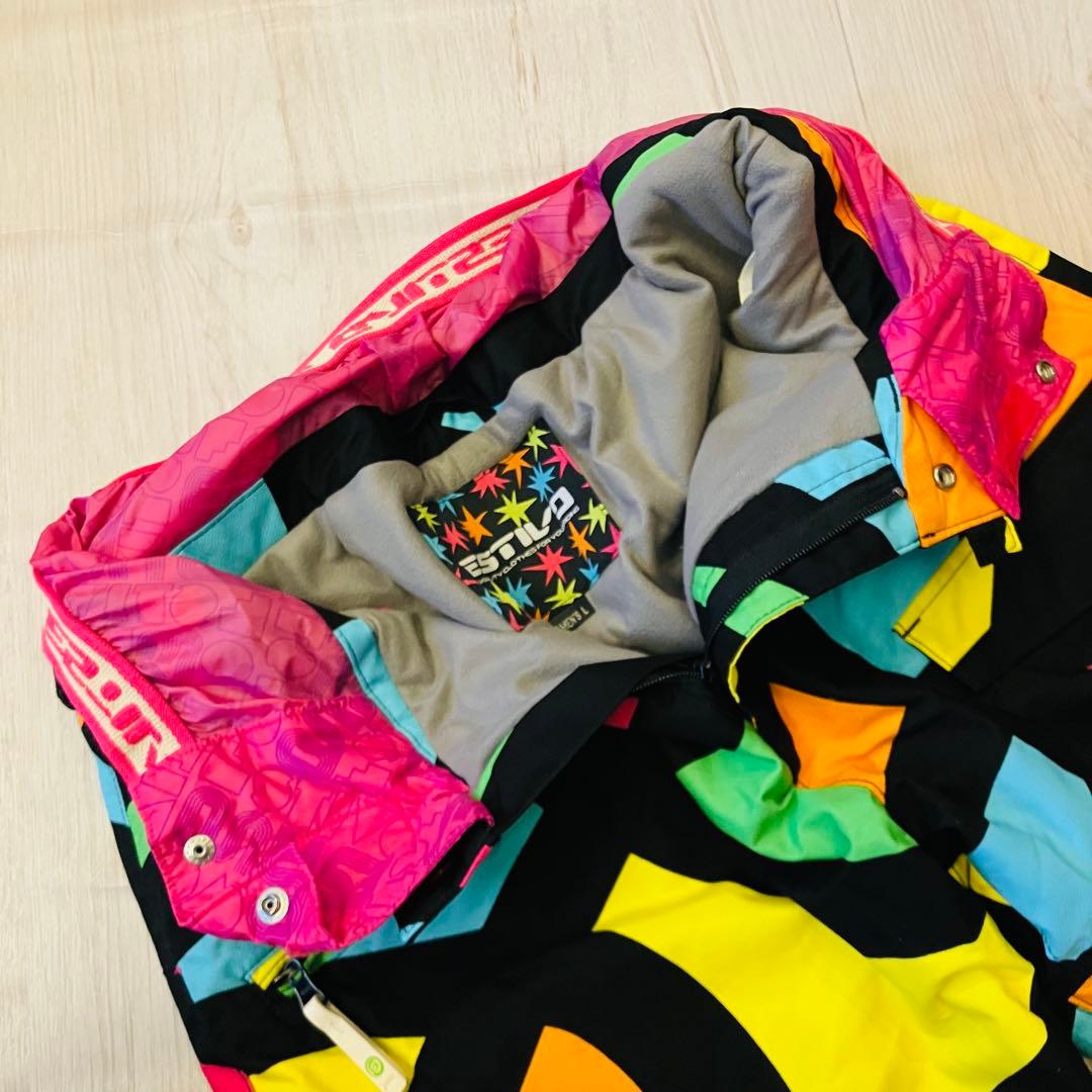 #2A✨大きいサイズESTIVO×neon✨スノボウェア 上下 レディースL