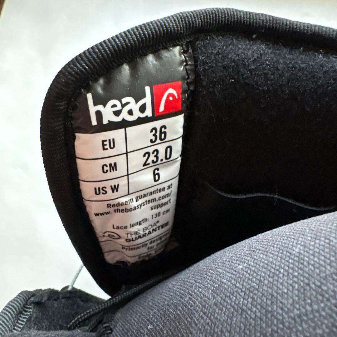新品 スノーボードブーツ HEAD 23.0cm BOAシステム ブラック