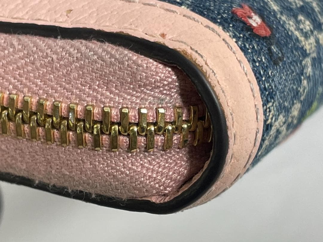 しずゆづ（システムエラーの為）Gucci デニム マーモント 財布 限定品