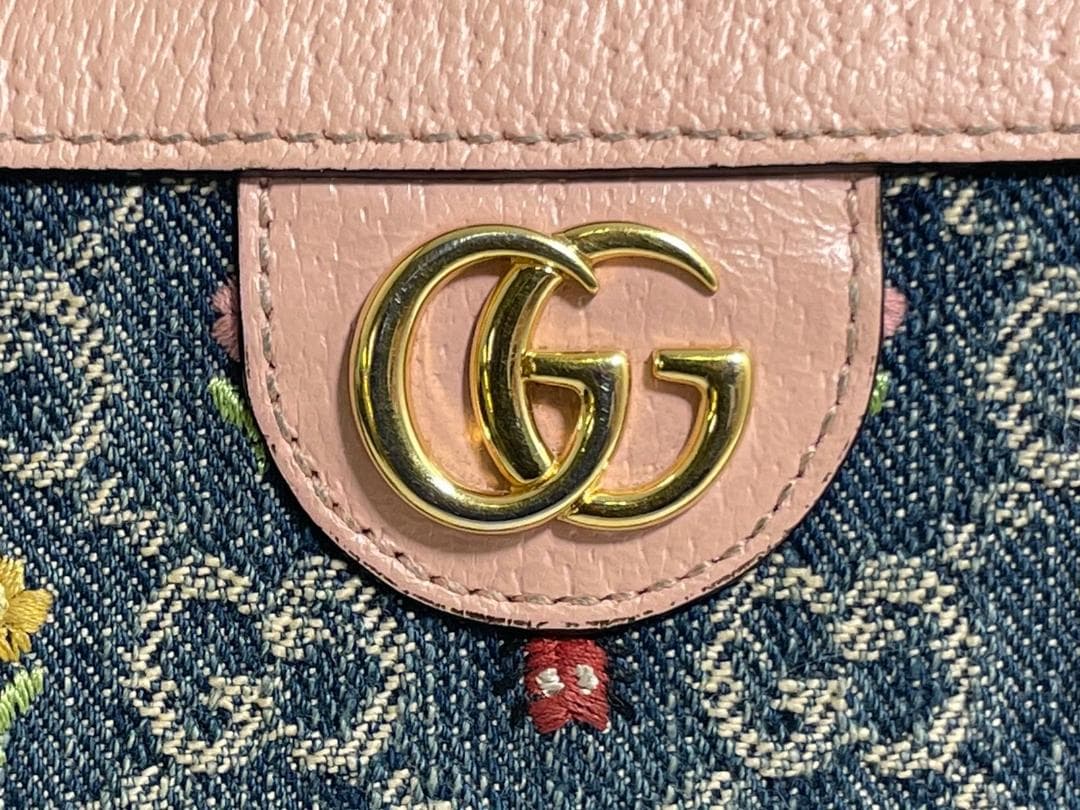 しずゆづ（システムエラーの為）Gucci デニム マーモント 財布 限定品