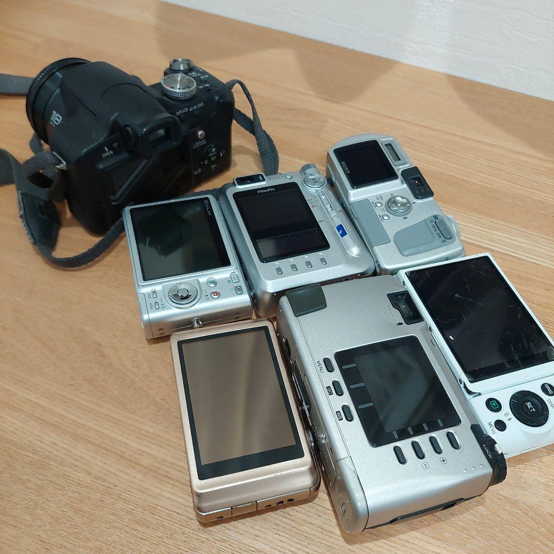 ジャンク品 デジカメ ７個セット SONY Panasonic CASIO等