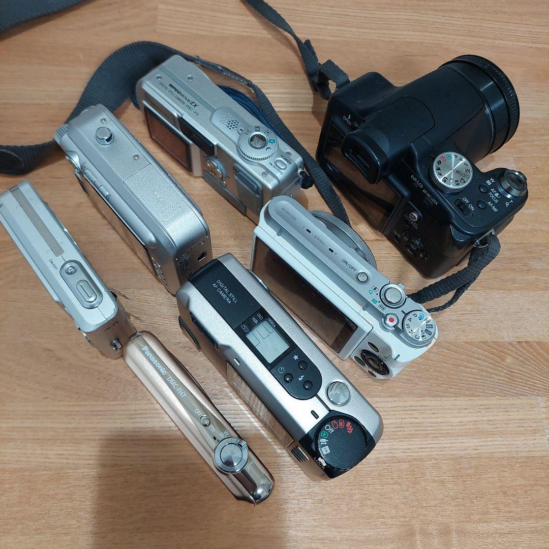 ジャンク品 デジカメ ７個セット SONY Panasonic CASIO等