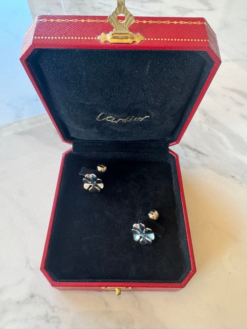 Cartier ヴィンテージ カフス Ag925 FRANCE刻印 箱付 正規品