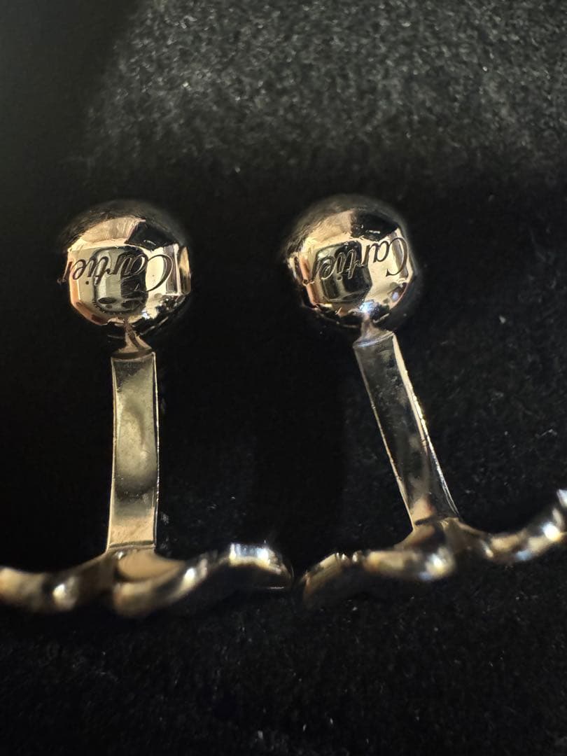 Cartier ヴィンテージ カフス Ag925 FRANCE刻印 箱付 正規品