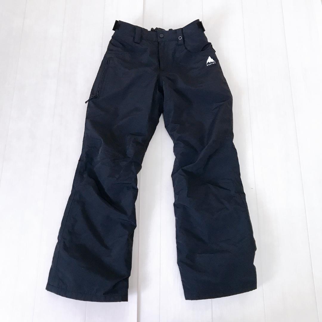 【美品】バートン　スノーボードウェア　ボーイズ　上下セット　グレー　子供用Ｌ