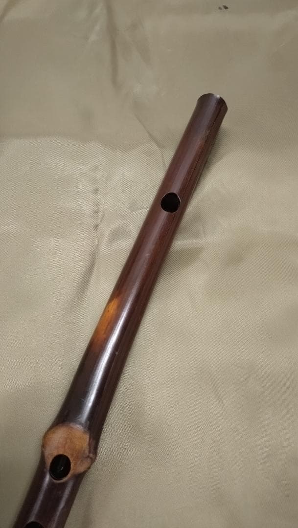 煤竹　真竹笛　古典調5本調子　篠笛