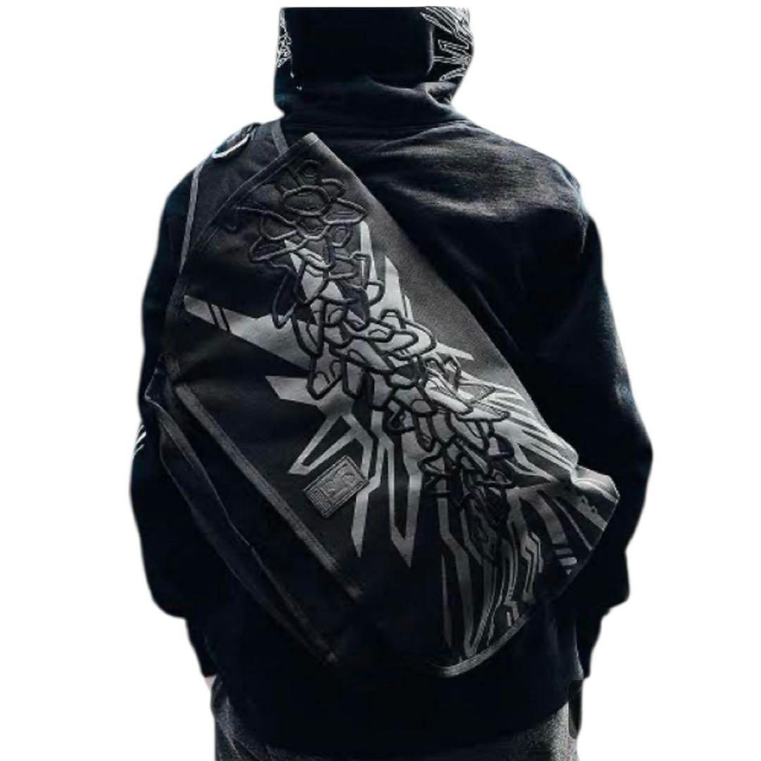 CHROME 澁谷忠臣 SENSE コラボ メッセンジャーバッグ大容量 刺繍