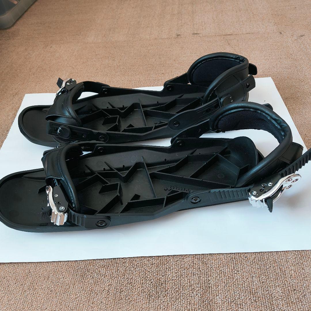 feet スノーシュー 黒 収納バッグ付き
