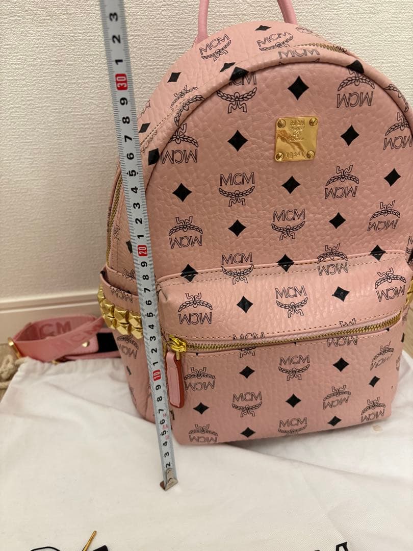 MCM ピンクリュック 美品