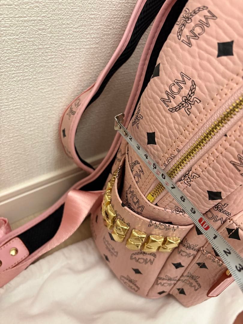 MCM ピンクリュック 美品