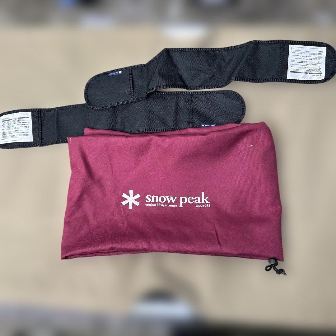 6097【程度良好】スノーピーク コット ハイテンション 床面保護カバー セット