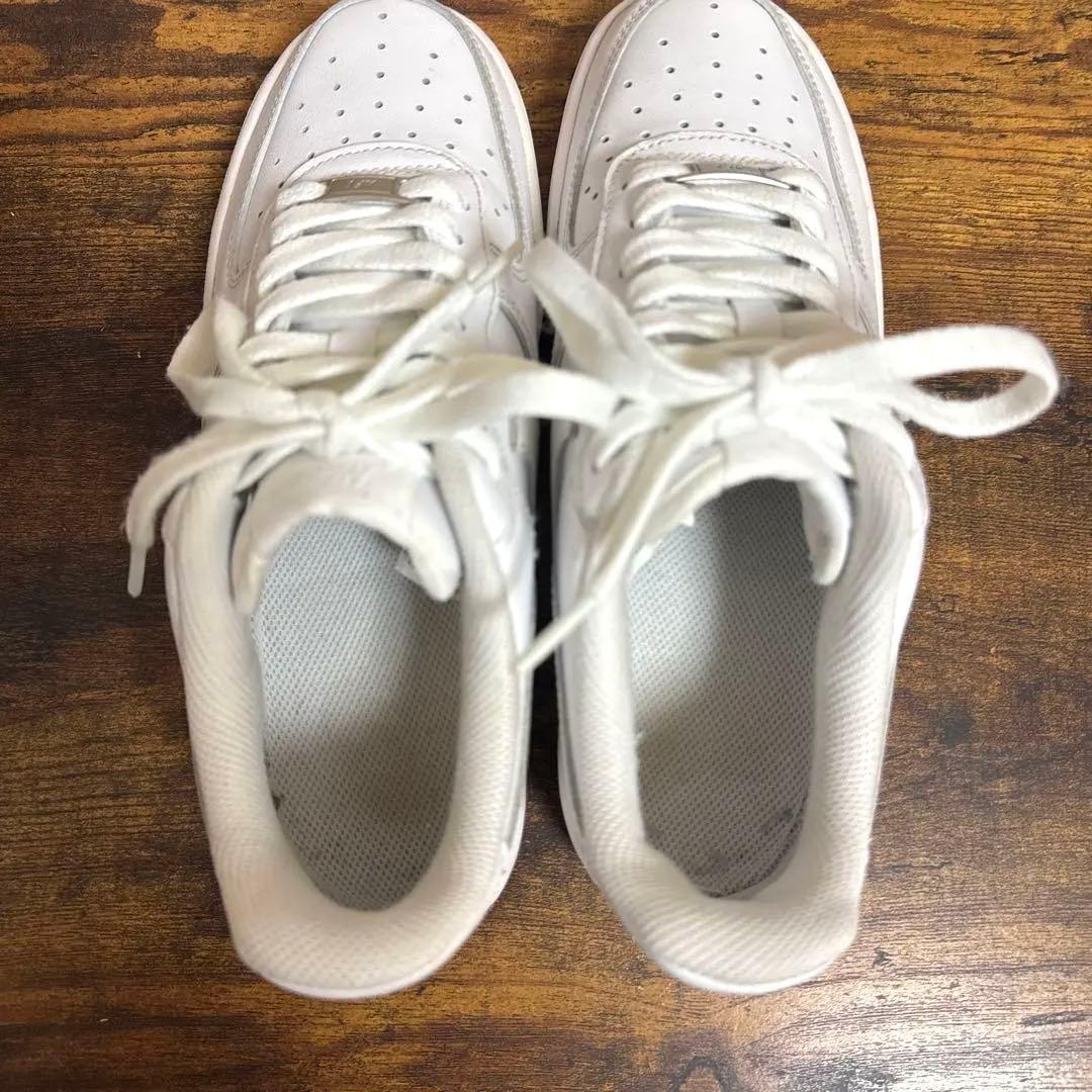 NIKE ナイキエアフォース1 白　25cm