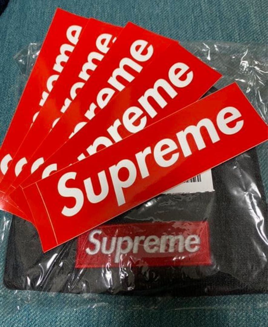 帽子 supreme newera box logo beanie charcoal