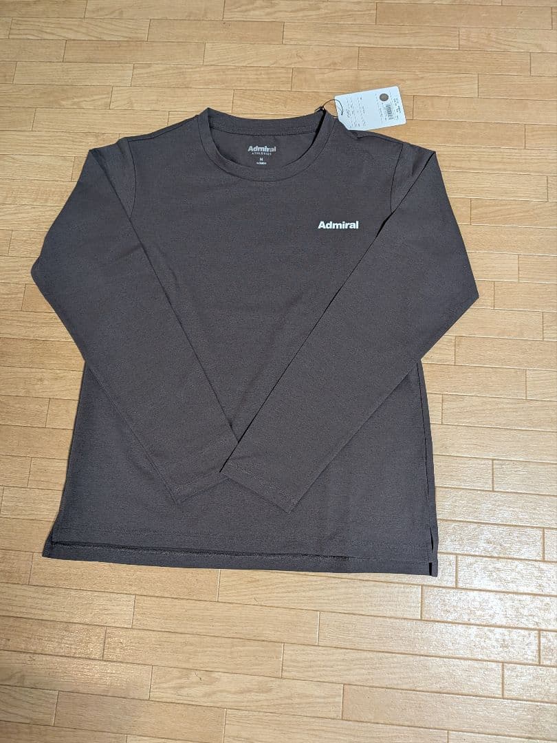 2025秋冬　完売商品！Admiral ブラウン 長袖Tシャツ M