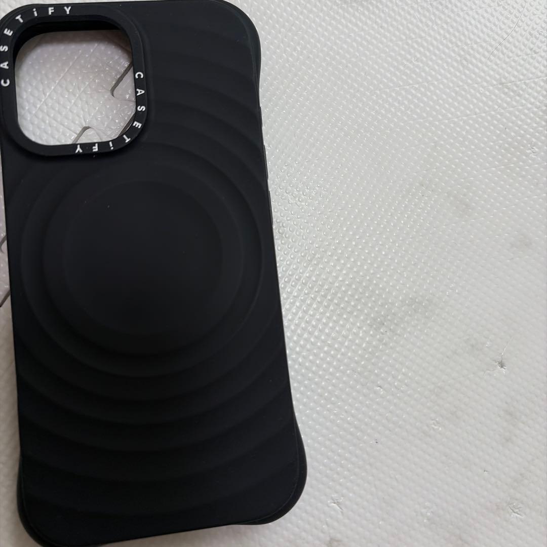 ケースティファイ　ウェーブ　シリコン　ブラック　iPhone17 カバー　ケース