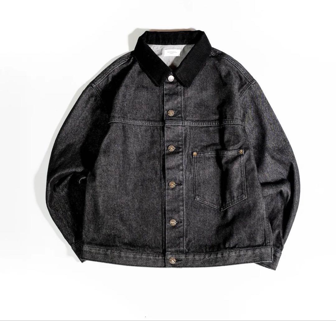 BONBON オーセンティックストレートデニム ジャケット　ブラック S 新品