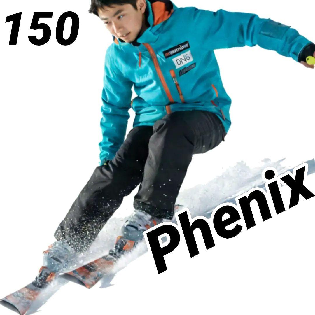 PHENIX スキーウェア 上下 150ノルウェーモデル ワッペン ブルー×黒