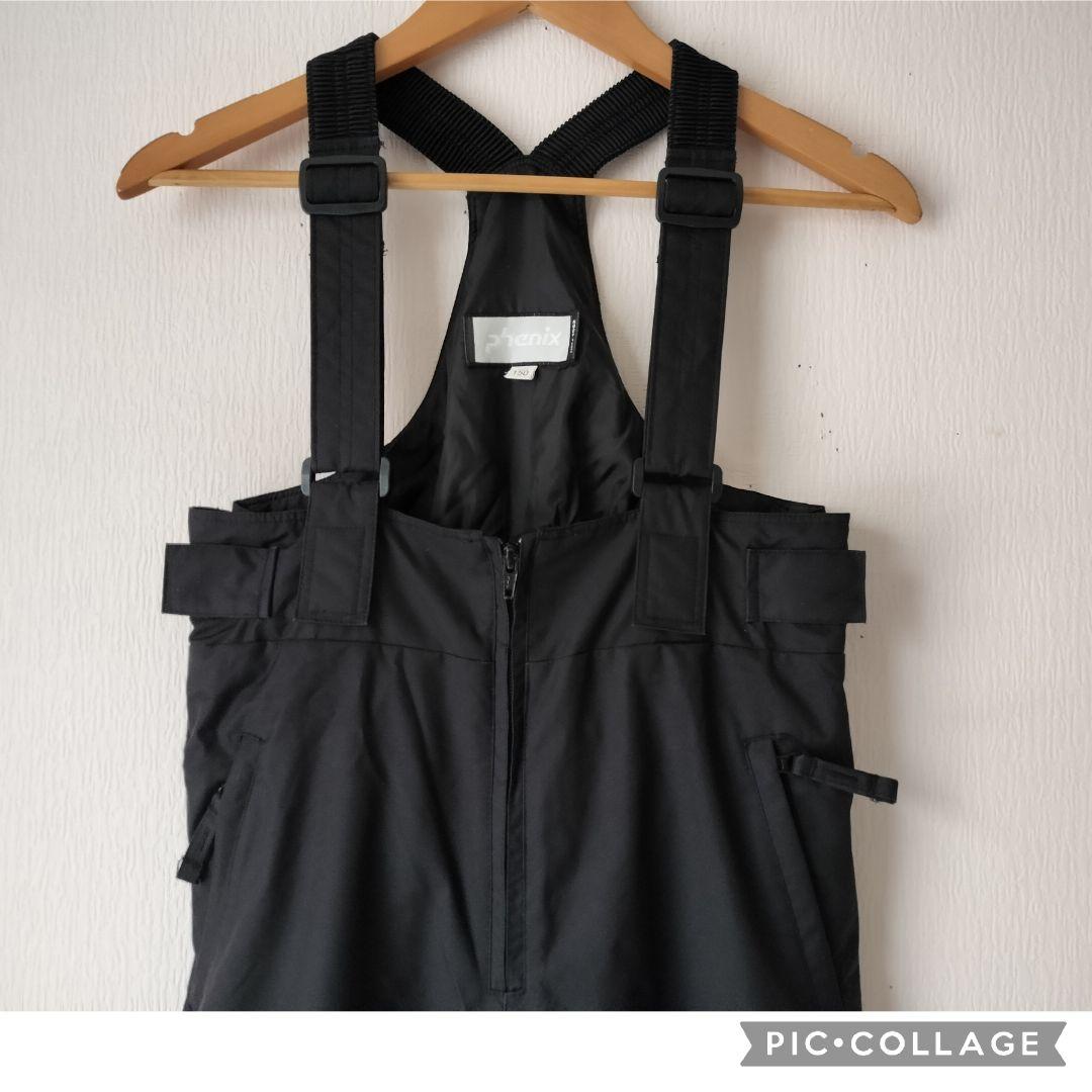 PHENIX スキーウェア 上下 150ノルウェーモデル ワッペン ブルー×黒