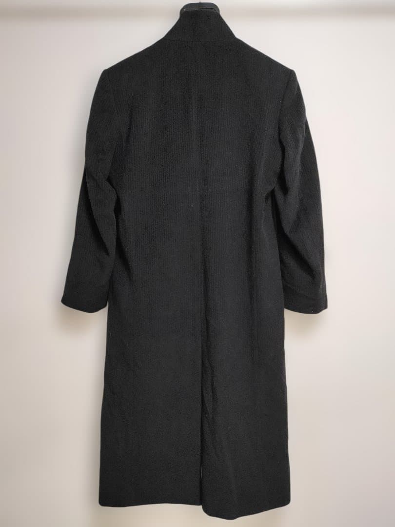 定価98000円☆美品1点モノ☆アンゴラ100％高級ロングコート百貨店購入☆L