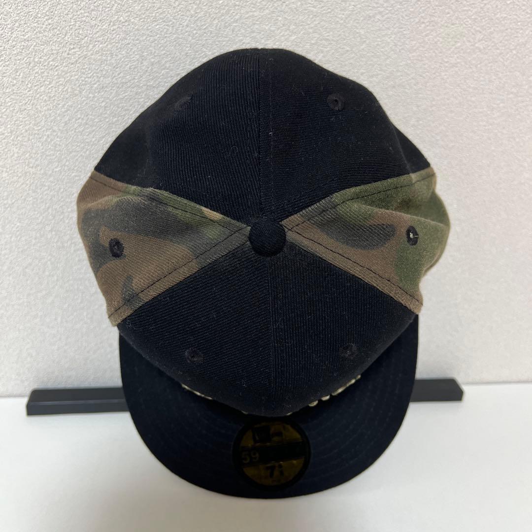 G-UNIT NEW ERA キャップ クレイジーパターン 迷彩 刺繍 75/8 - メルカリ