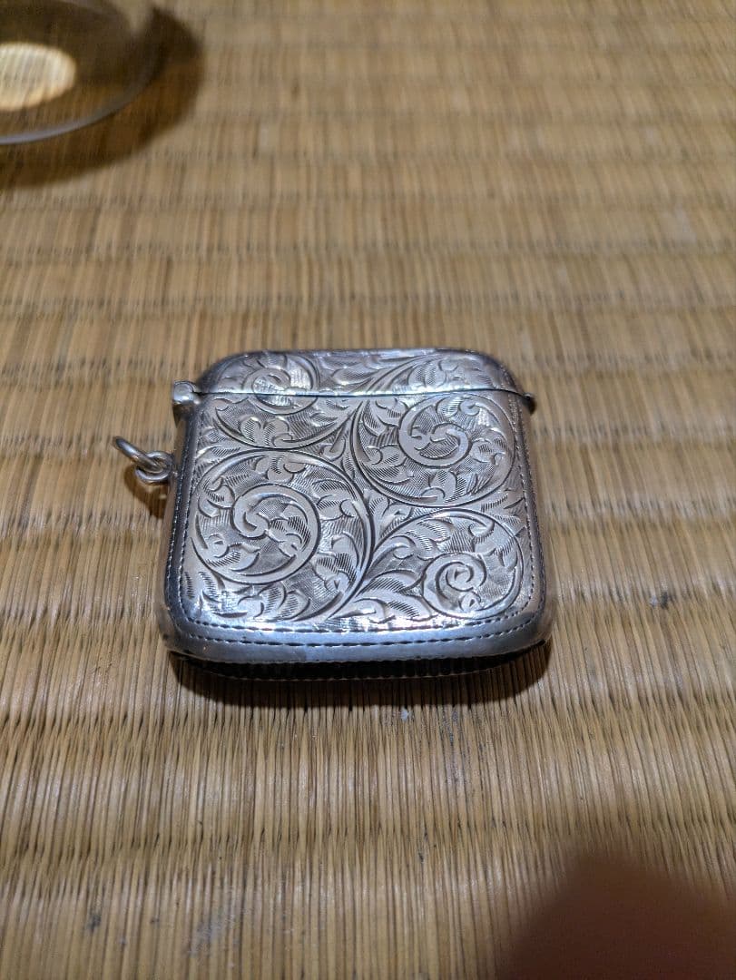 銀製アンティークケース Watson & Burns刻印入り