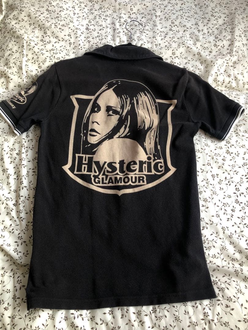 Hysteric Glamour ヒスガール ポロシャツ プリントSサイズ 古着 - メルカリ
