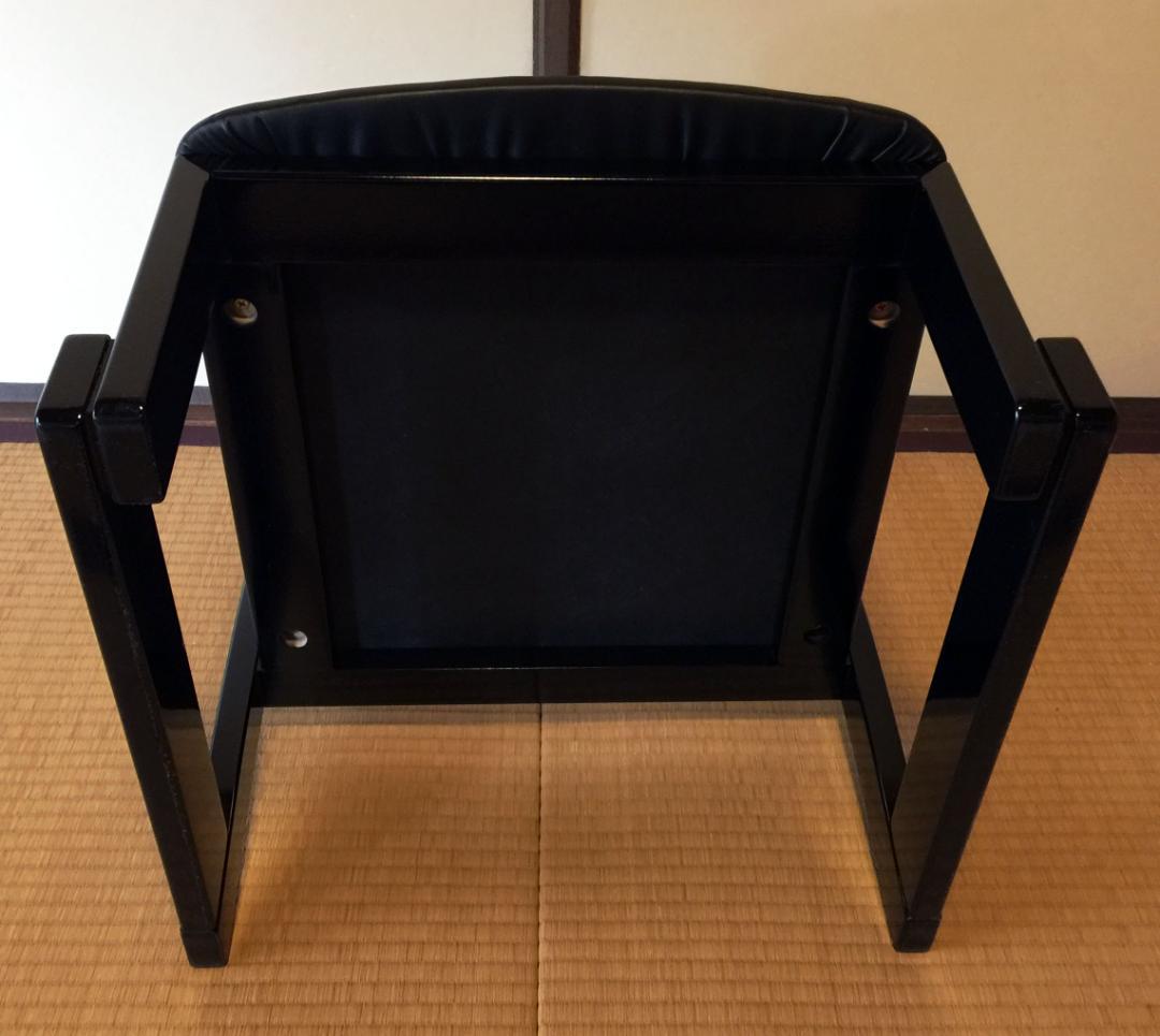 料亭で使用している足が楽な 座椅子２脚セット (美品）