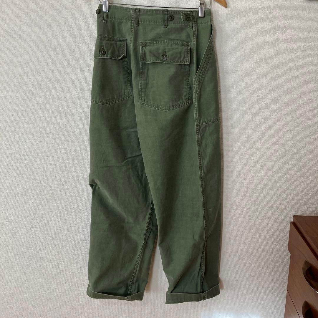 U.S.ARMY ベイカーパンツ　OG107 コットンサテン50年代small
