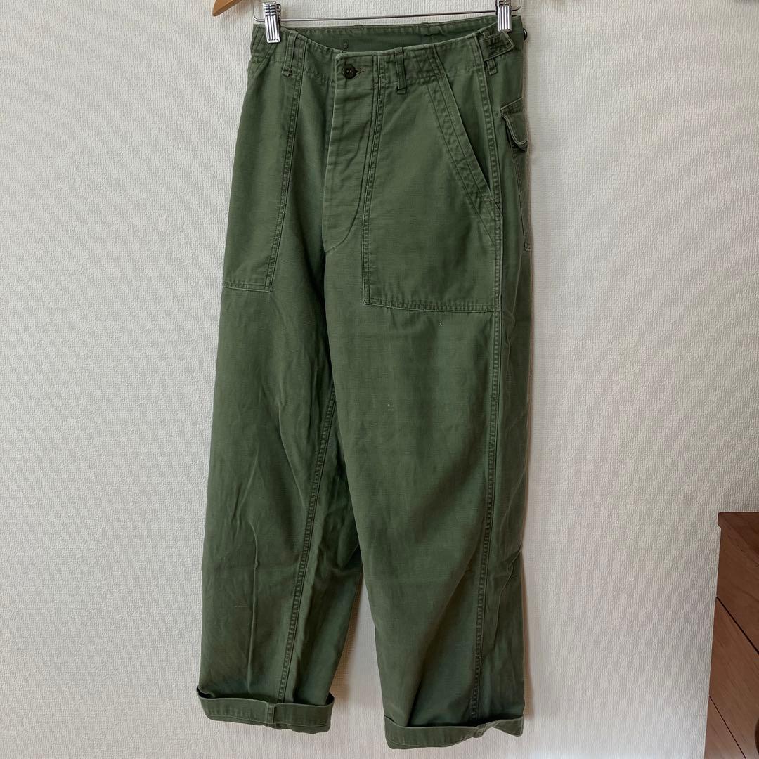 U.S.ARMY ベイカーパンツ　OG107 コットンサテン50年代small
