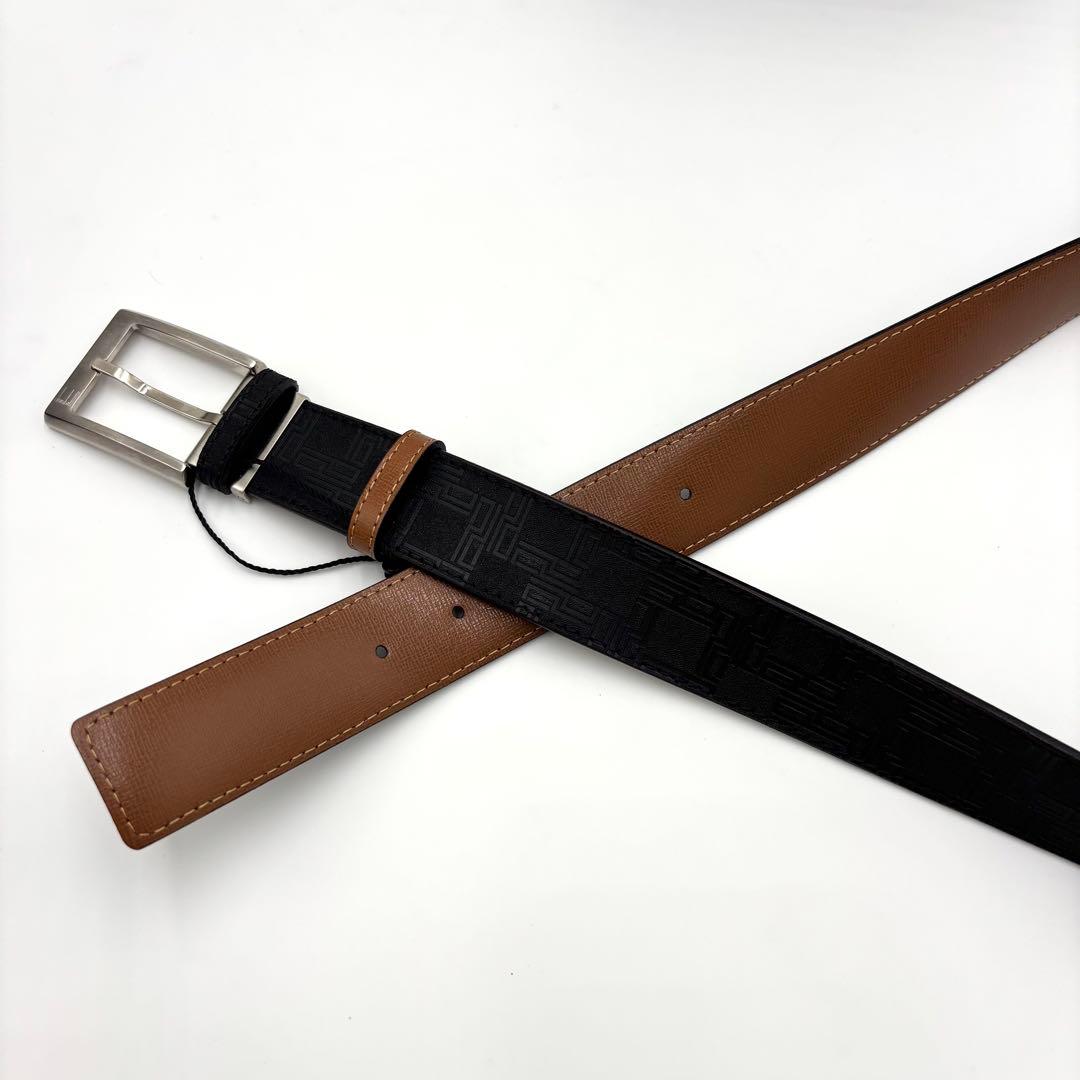 新品未使用】dunhill ダンヒル レザー ベルト ブラック D-Eight - メルカリ