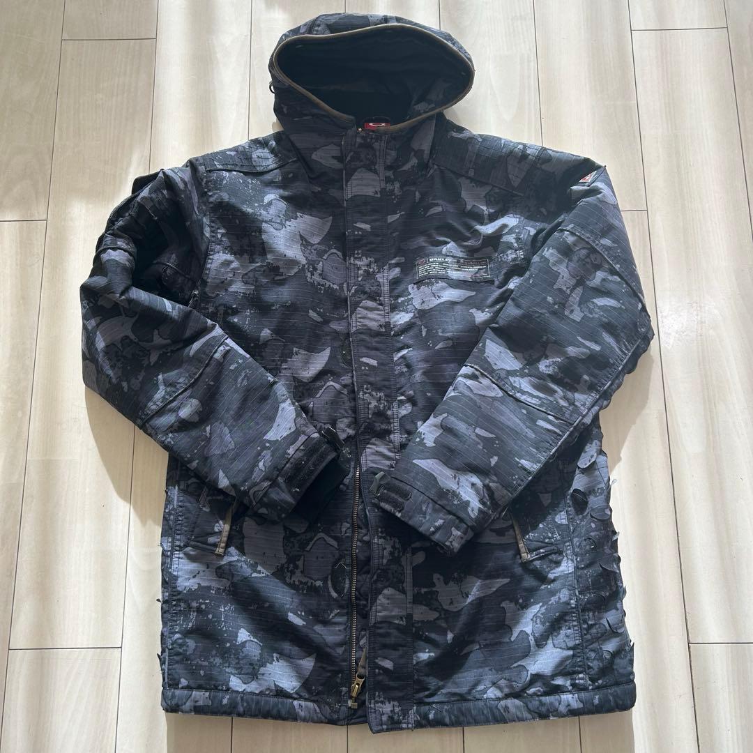 【破格】　90’s Oakley スノーボードウェア　ジャケット　L カモフラ