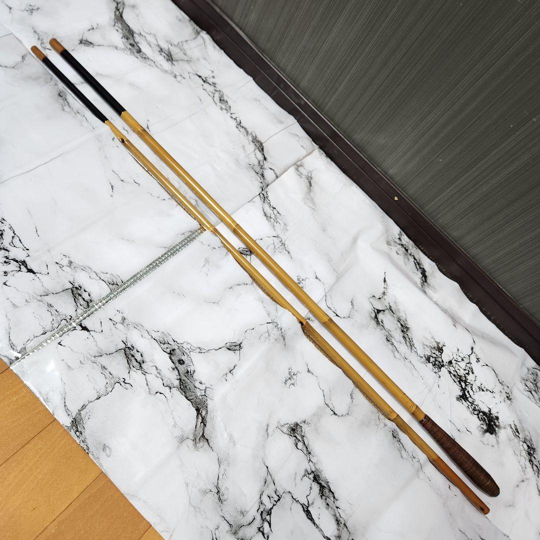 【逸品】和竹 紀州 へら竿 日本号 水玉作 10.3尺