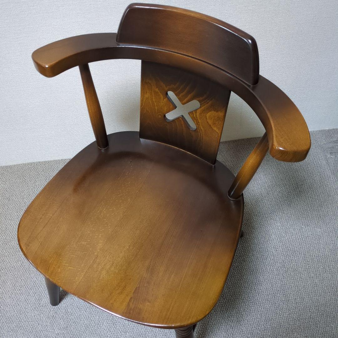 ブラウン 木製 ダイニングチェア
