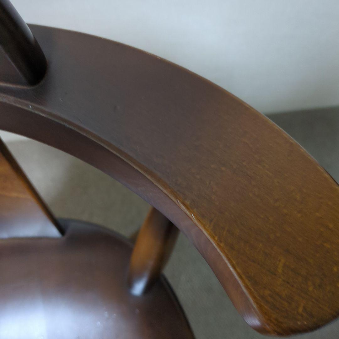 ブラウン 木製 ダイニングチェア