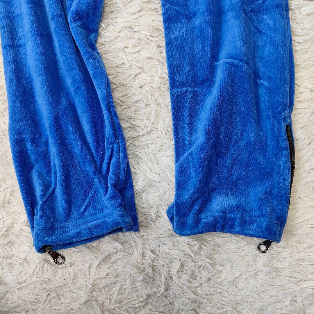 24KARATS ジャージセットアップ　ベロア　ドローコード　ツアー限定　青　L