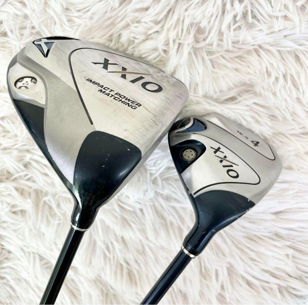 XXIO ゼクシオ ゴルフバッグ・クラブ セット 右 10本 キャディバッグ