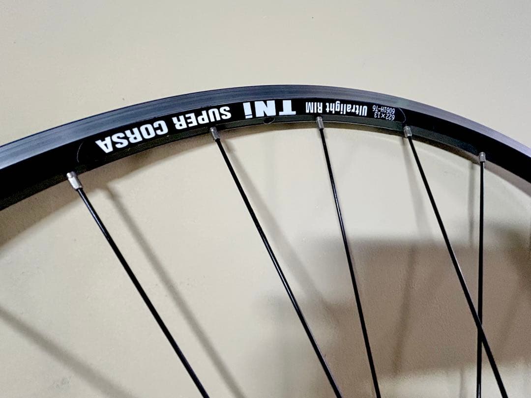 TNI ハブ&リムの軽量ホイール（前輪）】重量0.77kg