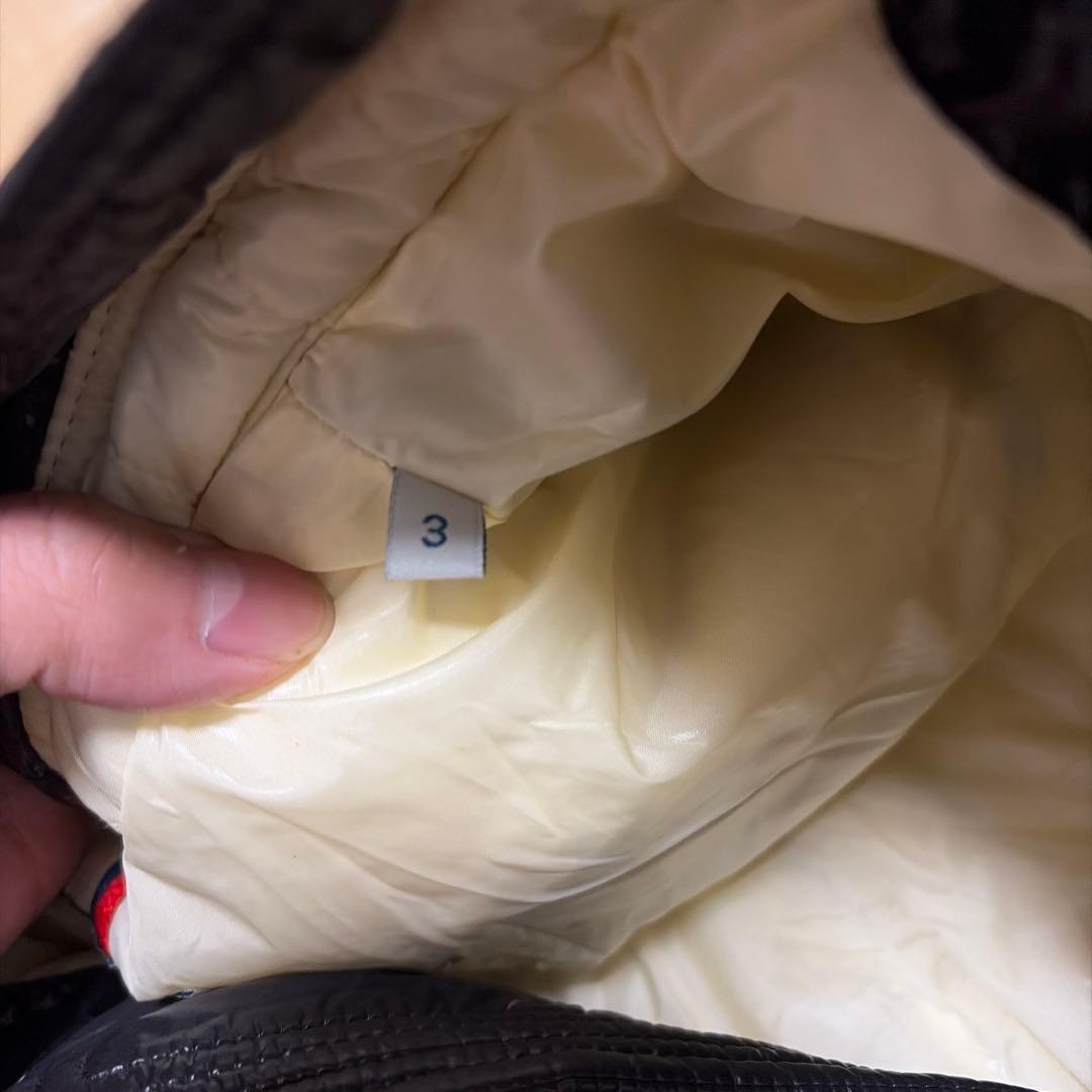 モンクレール　ダウンライダース　ピレネー　ヴィンテージ　サイズ3 ブラック